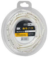 Трубка термоусадочная ТТУ нг-LS 3/1.5 белая (2м/упак) IEK UDR12-003-D15-002-K01-T