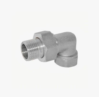 Сгон разъемный ВН 1' угловой (американка), никелированный Aquadeel BFN-014-503