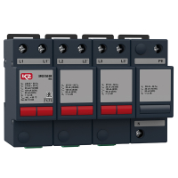 УЗИП SPC3 150 DS, 4-х полюсный, класс I+II, Iimp -20 кА (10/350), Imax (8/20) - 150 кА Ключевой Компонент (Хакель) 10033 10 033