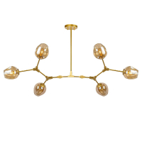 Люстра на штанге AM Group LOFT-6 GL