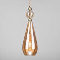Подвесной светильник Eurosvet 50202/1 янтарный