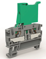 Клемма с держателем предохранителя на 4 кв.мм DKC ZEFF423GR