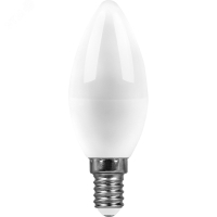 Лампа светодиодная LED 13вт Е14 теплый матовая свеча SAFFIT SBC3713 55163