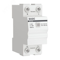 Реле напряжения (сквозное подключение) RVb-63A Basic EKF rvb-63a