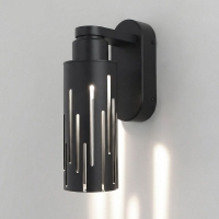 Уличный настенный светильник Elektrostandard Streak 35197/W черный 4690389219498 a072055