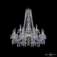 Подвесная люстра Bohemia Ivele Crystal 1403/10+5/240/h-76 G