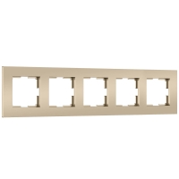 Рамка на 5 постов Werkel Slab (шампань софт) W0052911 4690389218460 a071627