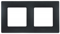 Рамка 2-постовая Legrand Etika антрацит 672582