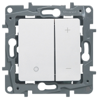 ETIKA Диммер нажимной 400Вт белый Legrand 672218