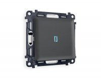 Комплект механизма 1-кл выключателя с подсветкой Ambrella Volt Alfa MA902020