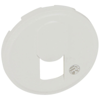 Лицевая панель Legrand Celiane розетки RJ45 антибактериальная белая 067746