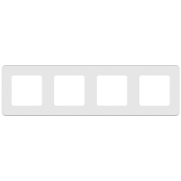 Рамка 4 поста INSPIRIA белый Legrand/Daccord 673960