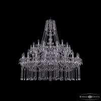 Подвесная люстра Bohemia Ivele Crystal 1413/20+10+5/400/2d Ni