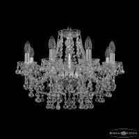Подвесная люстра Bohemia Ivele Crystal 1409/8/195 Ni