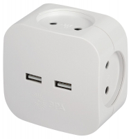 Разветвитель электрический Эра SP-4-USB-W Б0049532