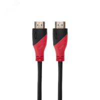 Кабель HDMI - HDMI с фильтрами, 2 м (GOLD) (PVC пакет), 17-6204, REXANT