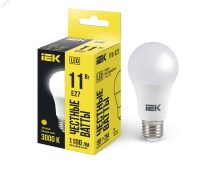 Лампа светодиодная A60 груша 11Вт 230В 3000К E27 IEK LLE-A60-11-230-30-E27