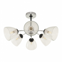 Люстра на штанге Arte Milano Napoli 329007/3+3 CR.BK