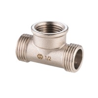 Тройник НВН 1/2'х1/2'х1/2' переходной, никелированный MVI BF.517.04