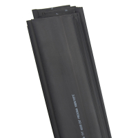 Трубка термоусаживаемая ТУТ нг 25/12.5 черная в отрезках по 1м PROxima EKF tut-25-b-1m