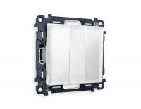 Комплект механизма 3-кл выключателя Ambrella Volt Alfa MA105010