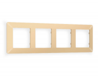 Рамка четырехместная Ambrella Volt Line AF110604