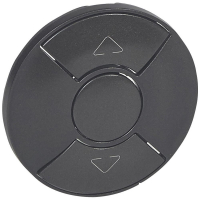 Лицевая панель Legrand Celiane механизма рольставней графит 067955