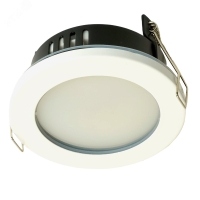 Светильник ДВО-15w GX53 без лампы белый IP44 FERON DL544 51229