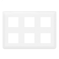 Рамка Mosaic 2х3х2 модуля - белая Legrand 078832L