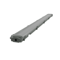 Светильник светодиодный линейный пылевлагозащищенный LED ДСП 1276х86х55 мм IP65 под LED лампу Т8 G13 2х1200 мм LITE GAUSS 909437212