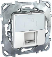Розетка телефонная RJ12 Schneider Electric Unica MGU5.493.18ZD