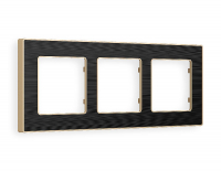 Рамка трехместная Ambrella Volt Arctic AF580543