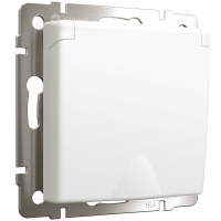 Розетка с заземлением и шторками c крышкой Werkel 4690389184758 W1171261