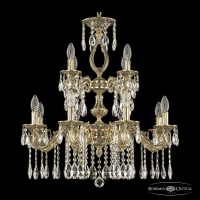Подвесная люстра Bohemia Ivele Crystal Florence 71302/8+4/210/2d A GB