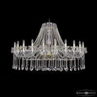 Подвесная люстра Bohemia Ivele Crystal 1413/24/530 G