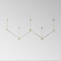 Основание Long двухуровневое на жестких подвесах для трековых светильников Maytoni Technical Flarity TFC-Flar-L02-BS