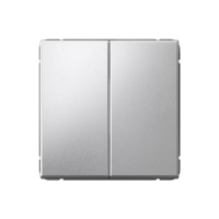 ARTGALLERY 2-клавишный переключатель, сх.6/2, 10АХ, механизм, алюминий Systeme Electric GAL000365