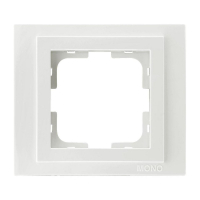 Рамка на 1 пост Mono Electric Despina белый 102-190000-160