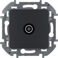 Розетка TV «звезда» 2 дБ 0 2400 мГц INSPIRIA антрацит Legrand/Daccord 673853