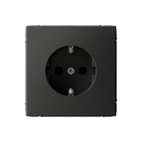 ARTGALLERY розетка с заземлением со шторками, 16А, механизм, базальт Systeme Electric GAL001445