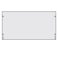 Панель сплошная 19 высота 1 U для шкафов CAE/CQE DKC R5PRK1
