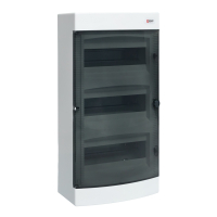 Щит распределительный навесной Unix прозрачн я    дверь 3х12 (36) модулей 485х287х112 IP40 EKF uх-3х12-n