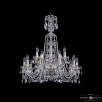 Подвесная люстра Bohemia Ivele Crystal 1402/10+5/240/XL-77 G