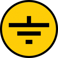 Знак безопасности Заземление 30х30 IEK YPC20-ZAZEM-1-096