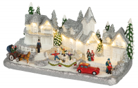 Новогодняя фигура Снежная деревня Эра EFIS-S08 Б0060486 ЭРА