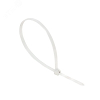 Хомут нейлоновый со стальным зубом (б), 4х200 (100шт) PROxima EKF plc-fl-ctsbw-4х200