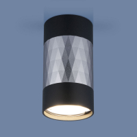 Накладной светильник Elektrostandard DLN110 GU10 черный/серебро 4690389148712