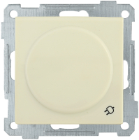 РС16-1-0-Б Розетка с заземляющим контактом с защитной шторкой и крышкой 16А BOLERO кремовый IEK ERB16-K33-16