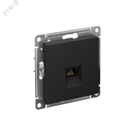 Розетка ATLASDESIGN компьютерная RJ45 механизм карбон Systeme Electric ATN001083
