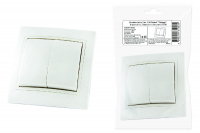 Выключатель двухклавишный Таймыр TDM Electric SQ1814-0502